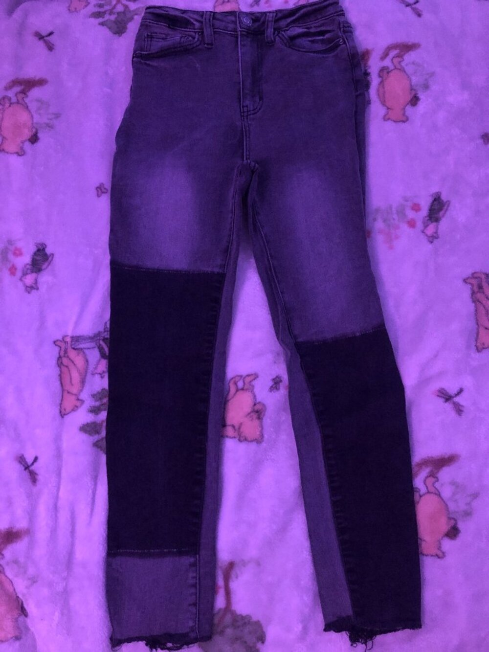 YMI, Black Two Toned Jeans